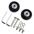 thumbnail image 3 of 1Set Luggage Wheel Suitcase Replacement Wheels Black with Screw, 3 of 8