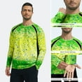 thumbnail image 3 of Bassdash Men's UPF 50+ Wrinkle-free Fishing Shirt Long Sleeve Casual Tee with Breathable Mesh for Hiking Running SR01M, 3 of 8