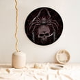 thumbnail image 5 of Yiaed Spider with Skull Print Bone China Decorative Plate Ceramic Dinner Plates Art Crafts with Display Stand-7in, 5 of 6