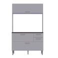 thumbnail image 3 of Mueble Auxiliar para Cocina/Despensa Madik blanco con Alacena y Cajones 968.0004, 3 of 5