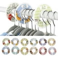 thumbnail image 4 of Clothes Hanger Rack Size Dividers Round Clothes Size Tags Rings, - 12pcs Blank, 4 of 10