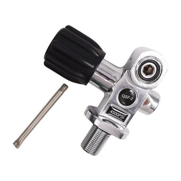 TUXING 4500Psi Scuba Diving DIN/YOKE Tank Valve for Scuba and Snorkel Diving M18*1.5