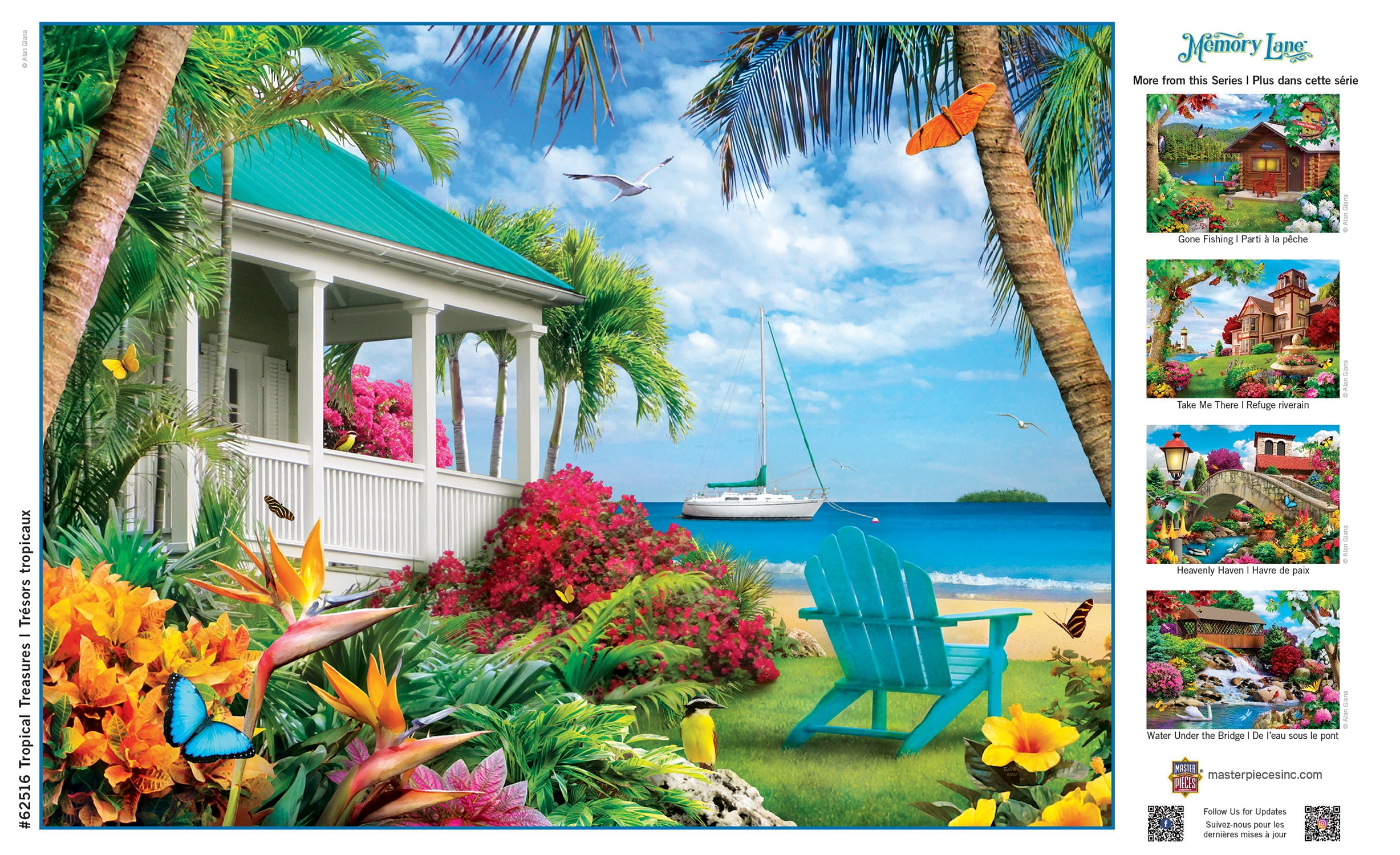 Memory Lane - Tropical Treasures 300 Piece EZ Grip Puzzle