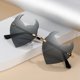 thumbnail image 3 of Gafas de sol sin marco con forma de moda para fiestas, bailes, discotecas, gafas de sol irregulares, 3 of 5