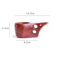 thumbnail image 2 of WASHWEPE Decorative Sugar Container Simple Design Wooden Jar for Home Decor 1Pcs, 2 of 8
