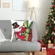 thumbnail image 4 of Christmas Themed Festival Living Room Decoration Soft And Skin Friendly Digital Color Printing Peach Skin Velvet Pillowcase, 4 of 6