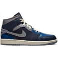 thumbnail image 2 of Men's Jordan 1 Mid SE Craft Obsidian/White-French Blue (DR8868 400) - 8, 2 of 6