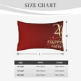 thumbnail image 3 of Fotbe Happy New Year 2025 Pillow Cases - Envelope Closure - Luxury, Extra Soft, Cooling Pillow Covers - Wrinkle, Fade, Stain Resistant-20"x30", 3 of 8