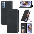 thumbnail image 1 of For Motorola Moto G31 Retro Skin Feel Magnetic Horizontal Flip Leather Phone Case, 1 of 2