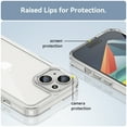 thumbnail image 3 of Allytech for iPhone 15 Case, Clear Back Cover Hard Shell Rugged Hybrid Shockproof Cell Phone Case for Apple iPhone 15, Clear, 3 of 8