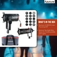 thumbnail image 7 of Aputure LS 60X Bi-Color Focusing LED Bundle with Aputure Spotlight Mini Zoom for LS 60d and 60x LED Lights (2 Items), 7 of 7