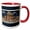 Red/White, variant on 3drose, Haddon Hall, Atlantic City, New Jersey Beach Scene, 11oz Two-tone Red Mug