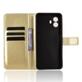 thumbnail image 3 of Wallet Case for TCL K70 SE 4G with Card Holder, PU Leather Flip Phone Case with Kickstand Magnetic Closure Wrist Strap Gold, 3 of 5