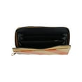 thumbnail image 2 of CTM  Vegan Leather Rainbow Striped Wallet (Women), 2 of 4
