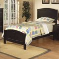 thumbnail image 2 of Tcbosik Twin Size Platform Bed with Headboard and Footboard, Wood Bed Frame, Box Spring Needed, Easy Assembly, Black, 2 of 6
