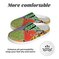 thumbnail image 6 of Kdxio Dancing African Womans Women's Men's Slippers Plush Slip-On House Slipper for Winter Indoor Soft Cushion Non-slip Fluffy Slides Slippers-46/47, 6 of 7