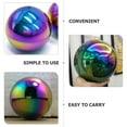 thumbnail image 3 of Garden Reflector Spheres Outdoor Decor Globe Stainless Steel Smooth Hollow Ball Reflective 2 Pcs, 3 of 6