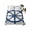Blue Grey, variant on Twin Flat Sheet 66"x96", Navy Blue Rudder Coastal Soft Lightweight Bedding Flat Sheets Only, Nautical Beach Ocean Retro Brushed Microfiber Top Bed Sheet, Breathable StainResistant Bedsheets