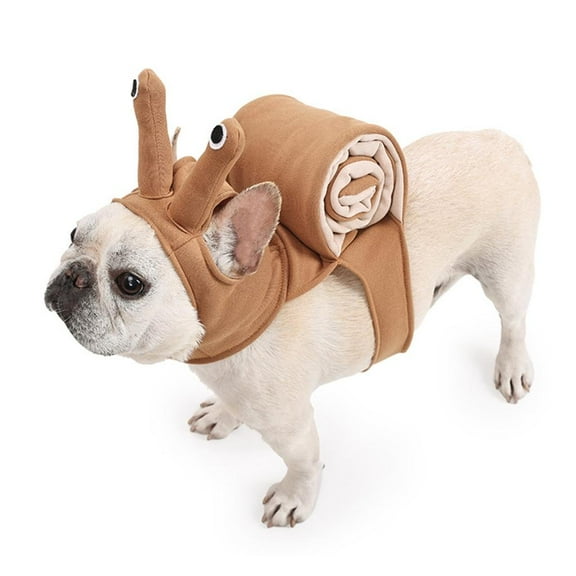 WE-POLUJ Dogs Snail Shape Jumpsuit Winter Pet Clothes for Dogs Warm Jumpsuit for Walk