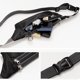 thumbnail image 3 of Riñonera ultrafina para deportes al aire libre, correr, viaje, cinturón con ranuras protectoras para tarjetas de crédito, orificio para auriculares, riñonera para correr, monedero para teléfono móvil, 3 of 5