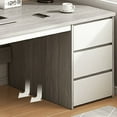 thumbnail image 4 of Mobile Study Table Office Desks Computer Modern Meeting Bedroom Office Desks Student Wooden Scrivania Con Cassetti Furnitures My Lux Decor Round, 4 of 30