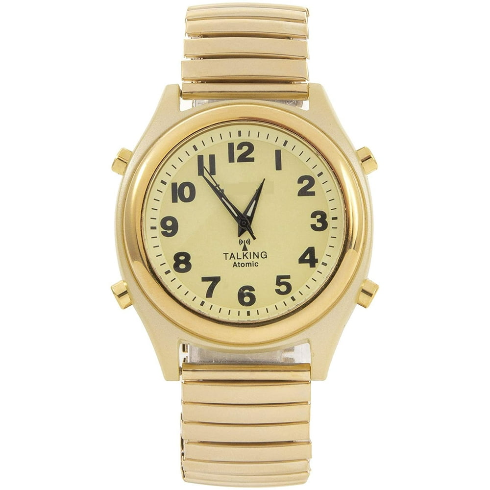 Charles Raymond - Atomic Talking Watch - Unisex Watch w/Alarm Speaks Time, Day, Date & Year