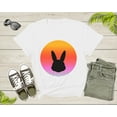 thumbnail image 4 of Cute Bunny Rabbit Animal Silhouette at Sunset for Men Women T-Shirt Bunny Lover Gift T Shirt for Men Women Kids Boys Girls Graphic TShirt, 4 of 8