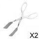 thumbnail image 1 of 2 pinzas de cocina Soledad Multiusos para Servir alimentos Cuadrado S, 1 of 10