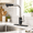 Black&Brushed-Pull Out Kitchen Faucet, variant on Black&Brushed Classic Pull Down Sprayer High Arc Kitchen Faucet