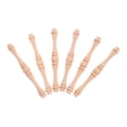 thumbnail image 4 of balaustres de madera sin pintar, decorativos, recortados, para muebles y manualidades., 4 of 7