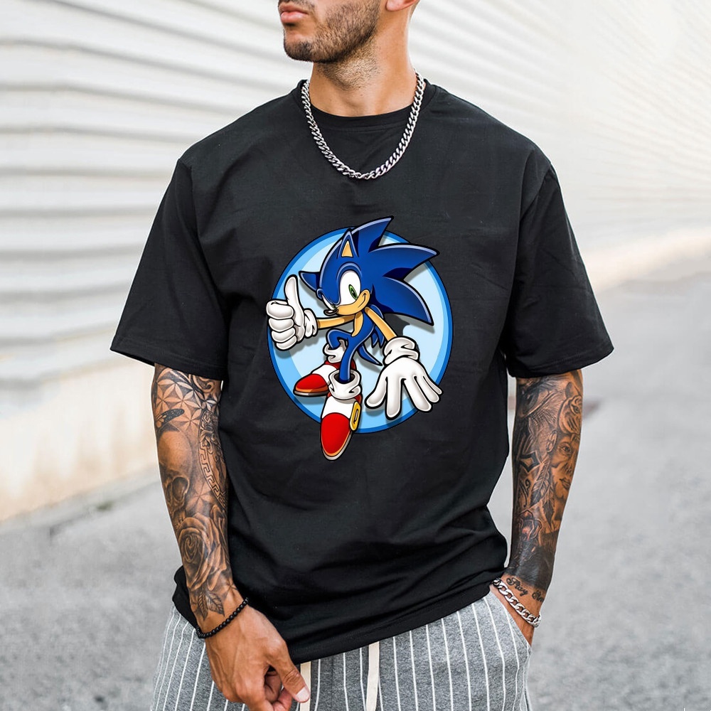 SONIC Retro Fashion and Popular Printed 