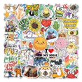 thumbnail image 1 of 100pcs Laptop Stickers Graffiti Patterns Waterproof, 1 of 5