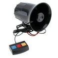 thumbnail image 1 of Bocina de alarma para coche de 12 V, sonido fuerte, resistente al agua y al polvo, 3 tonos, voz fuerte para motocicleta, 1 of 14