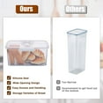 thumbnail image 7 of Baodeli Bread Box Bread Boxes for Kitchen Counter Airtight, Time Recording Bread Storage Container with Lid, Bread Keeper for Homemade Bread, Toast, Bagel, Donut and Cookies, White, 7 of 7