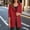Red, variant on Vivianyn HD Women's Hooded Long Cardigan, Button Front Long Sleeve Knit Sweater Coat,Red,Size S-XL