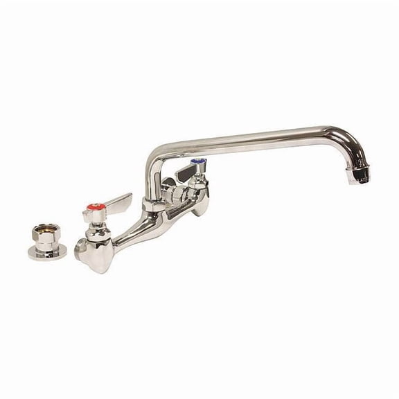 Dominion Faucets Low Arc Service Sink Faucet 2, Wall, Brass 77-9008