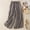 Grey, variant on YOZGXEG Wide Leg Pants Women Women'S Literary Wide Leg Pants Summer Retro Thin Elastic Cotton Embroidered Casual Nine Point Pants Beige M-3Xl