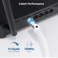 thumbnail image 3 of Cable Ethernet Matters Cat 6A, 10 Gbps, 35 pies, blanco, 3 of 9