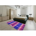 thumbnail image 5 of Ahgly Company Machine Washable Indoor Square Transitional Medium Orchid Purple Area Rugs, 7' Square, 5 of 7