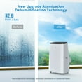 thumbnail image 3 of Black 14000Btu Portable Air Conditioner with Remote Control,Quiet AC Unit with Cool, Dehumidifier & Fan Mode Room Cooling Up to 700 sq ft,24 Hour Timer, Window Installation Kit for Home, 3 of 6