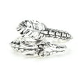 thumbnail image 3 of Anillos punk vintage de aleación ajustables con diseño de dragón, anillos de plata antiguos geniales para hombres, 3 of 14