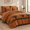 Burnt Orange-Super King, variant on Burnt Orange Super King 7-Piece Western Embroidered Bed-in-a-Bag Comforter Set
