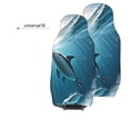 thumbnail image 6 of Yiaed Ice Blue Ocean Cute Dolphin A Print Car Seat Covers,Universal Auto Seats Protector Fits for Car,SUV Sedan,Truck,Automotive Seat Covers & Accessories(Two packs), 6 of 7