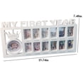 thumbnail image 3 of Baby Photo Frame Plastic: 12 Month Multi Picture Display Frame Tabletop Frame, 3 of 8