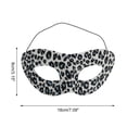 thumbnail image 2 of Unique Bargains 1 Pc Leopard Party Mask Blue Beige Fabric EVA, 2 of 5