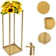 thumbnail image 6 of Miumaeov 4PCS Floor Stand Flowers Vase Column Stand Metal Pillar Road Lead Decor, 6 of 15