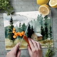 thumbnail image 7 of CounterArt Cabin In The Woods 3mm Tempered Glass Cutting Board 10" x 8", 7 of 7