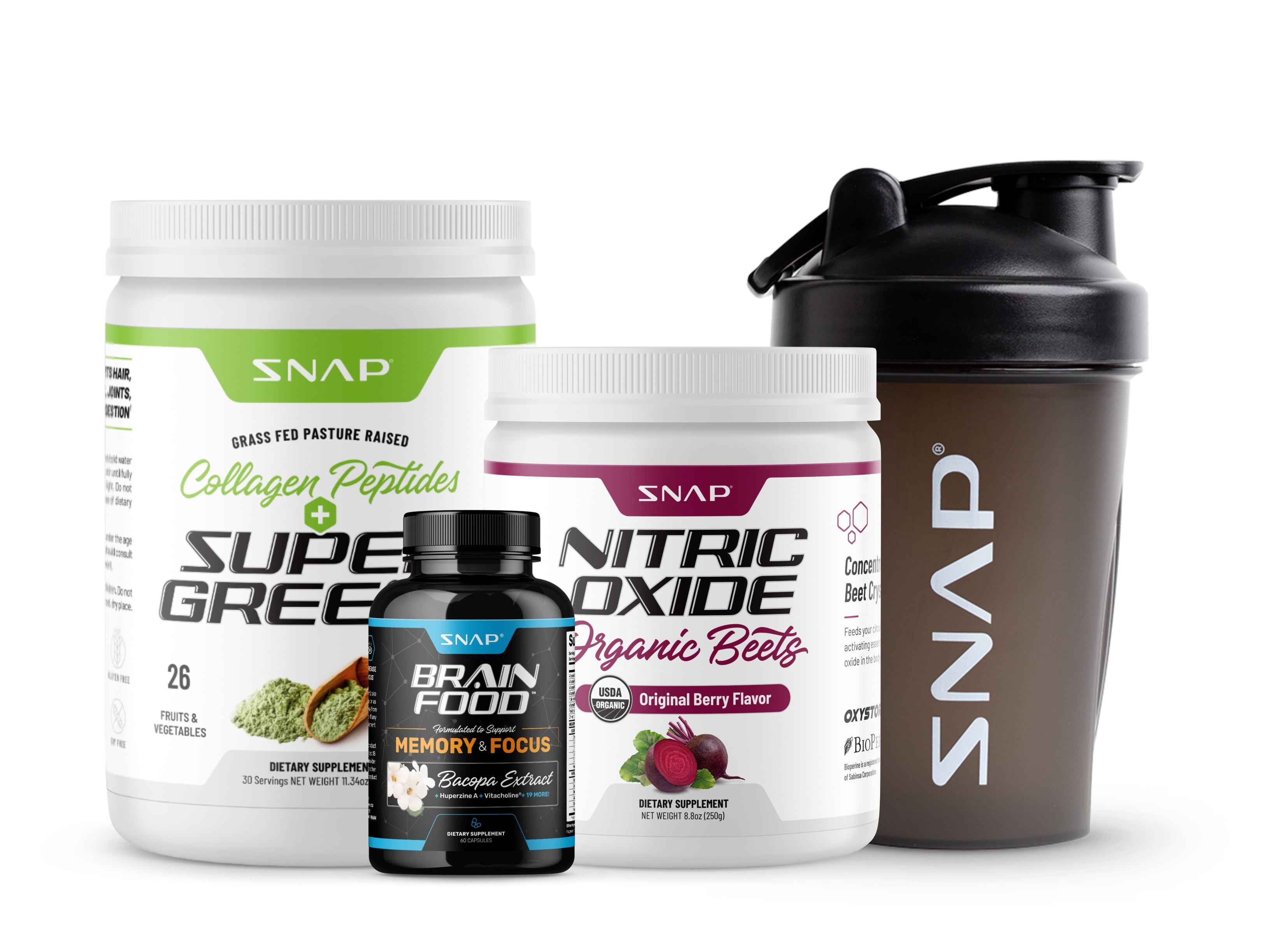Buy Snap Supplements Total Body Optimization Bundle Organic Nitric