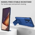 thumbnail image 6 of for Samsung Galaxy Note 20 Ultra Case, with Kickstand Slide Camera Cover, Support Wireless Charging, Hybrid Armor Hard Cover Heavy Duty Luxury Case for Galaxy Note 20Ultra (Note20Ultra,Dark Blue), 6 of 18