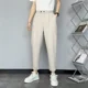 thumbnail image 2 of Pantalones de traje masculino trenzados, elásticos, ajustados, de verano, para hombre, para negocios, 9 pantalones cortos, para vestir en sociedad, para hombre chino 2024, 2 of 5